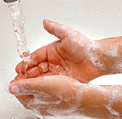 hands-washing