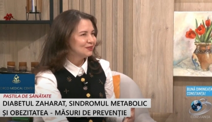 Stire din  : Diabetul zaharat, sindromul metabolic și obezitatea - Măsuri de prevenție